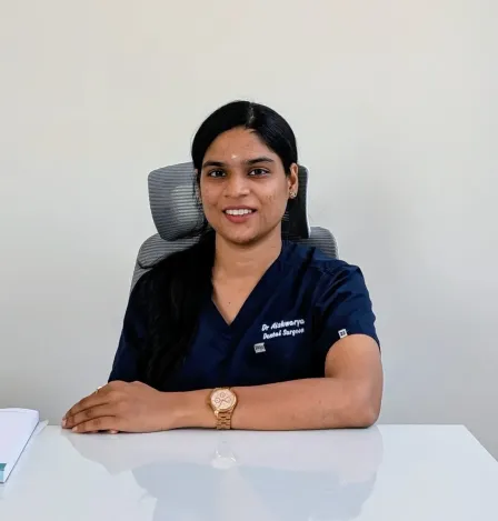 Dr. Aishwarya, Dental Surgeon and founder of Spark Dental Care, Sithalapakkam